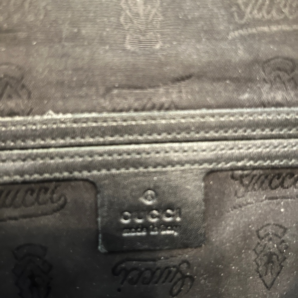 GUCCI Imprime Monogram Belt Bag Black - Picture 6 of 7